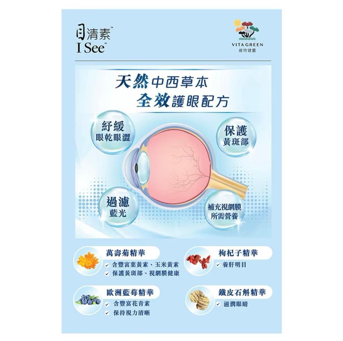 維特健靈 目清素 (強效版) 40粒