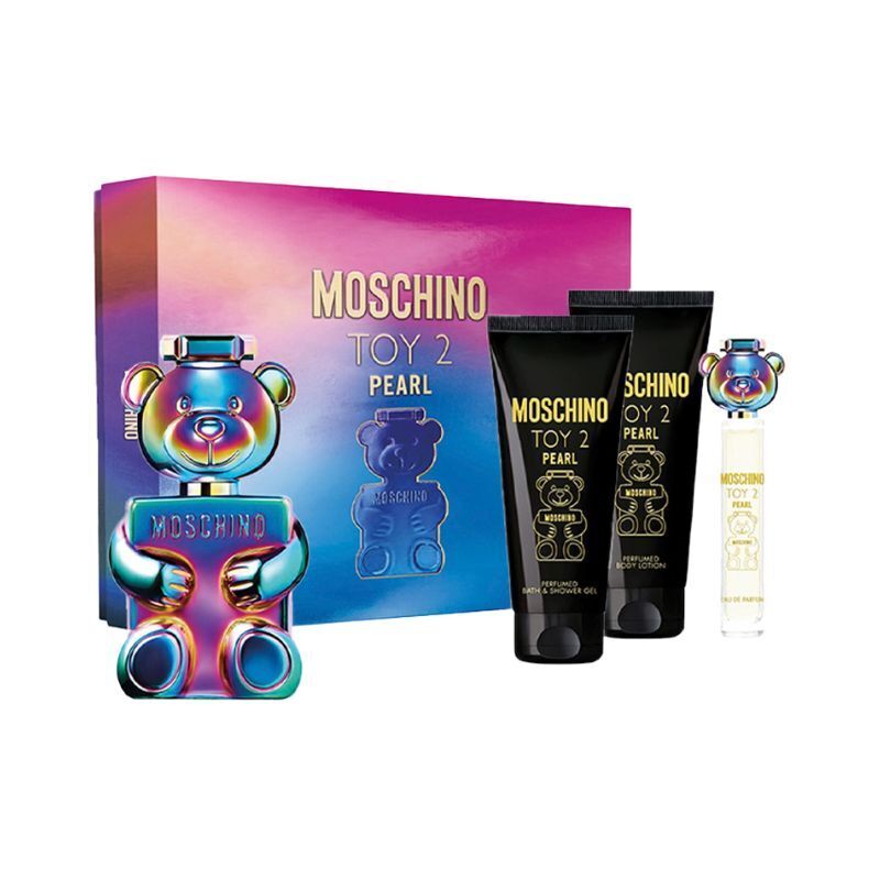 Moschino Toy 2 Pearl 幻彩漸變禮盒套裝 (濃香水100ml+10ml+沐浴露100ml+身體乳100ml) (Barcode: 8011003893867-AF)