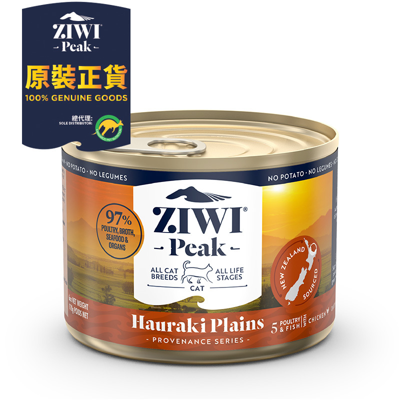 ZiwiPeak Hauraki Plains Provenance Series Canned Cat Food 170g x 12