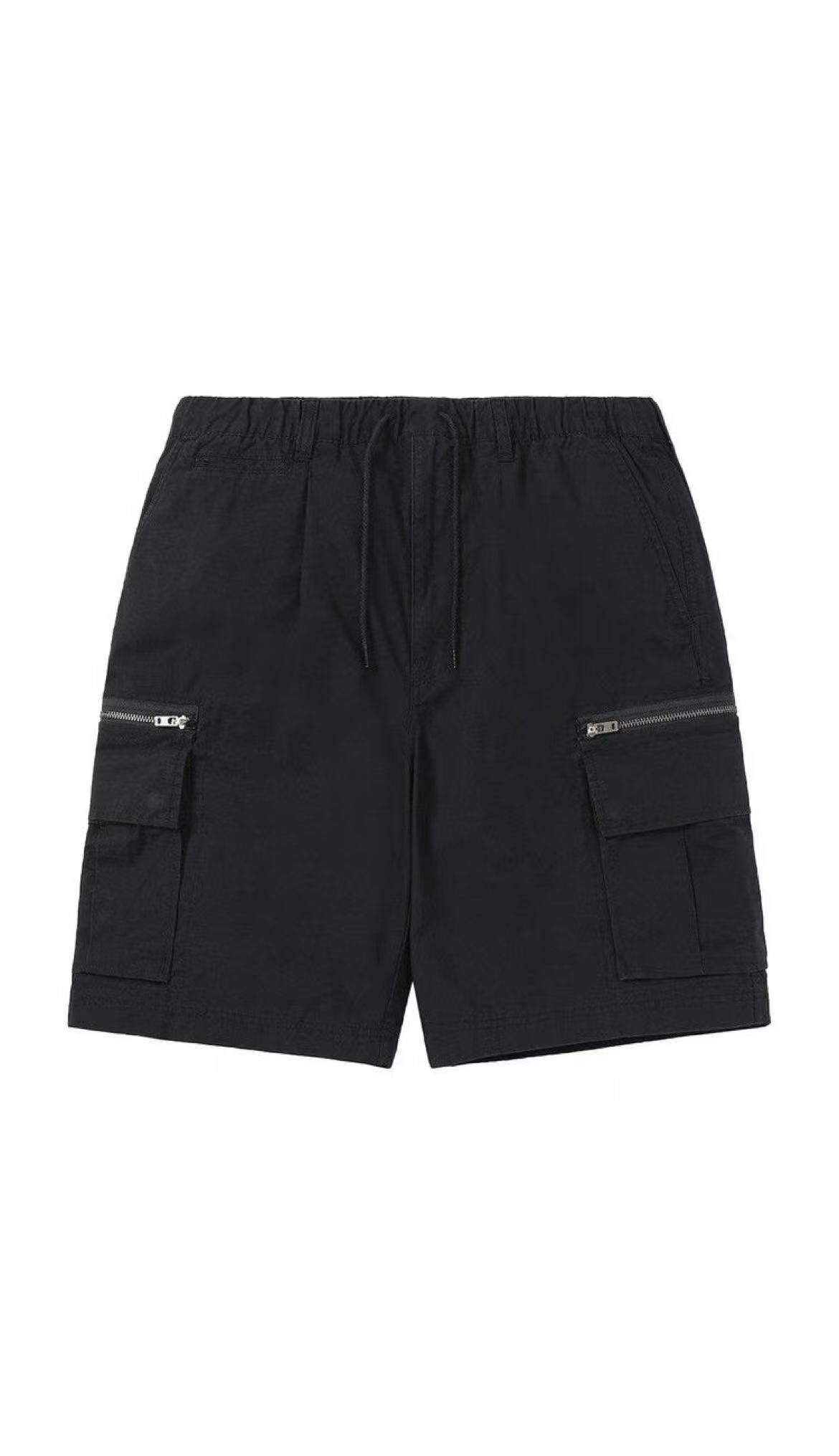 THISISNEVERTHAT ZIP CARGO SHORT TN241WSORS01 BLACK