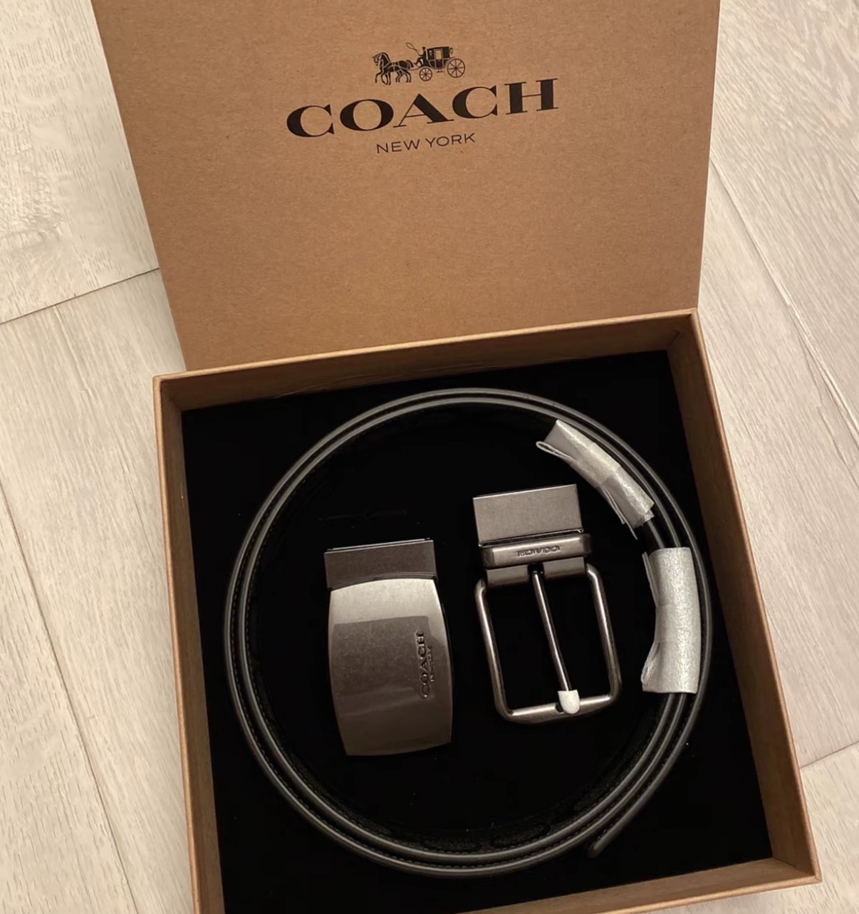 <送禮自用兩相宜🎁> COACH 雙頭 皮帶