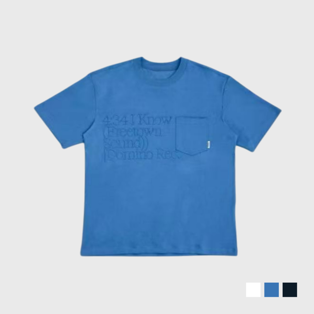 立體字母刺繡口袋T