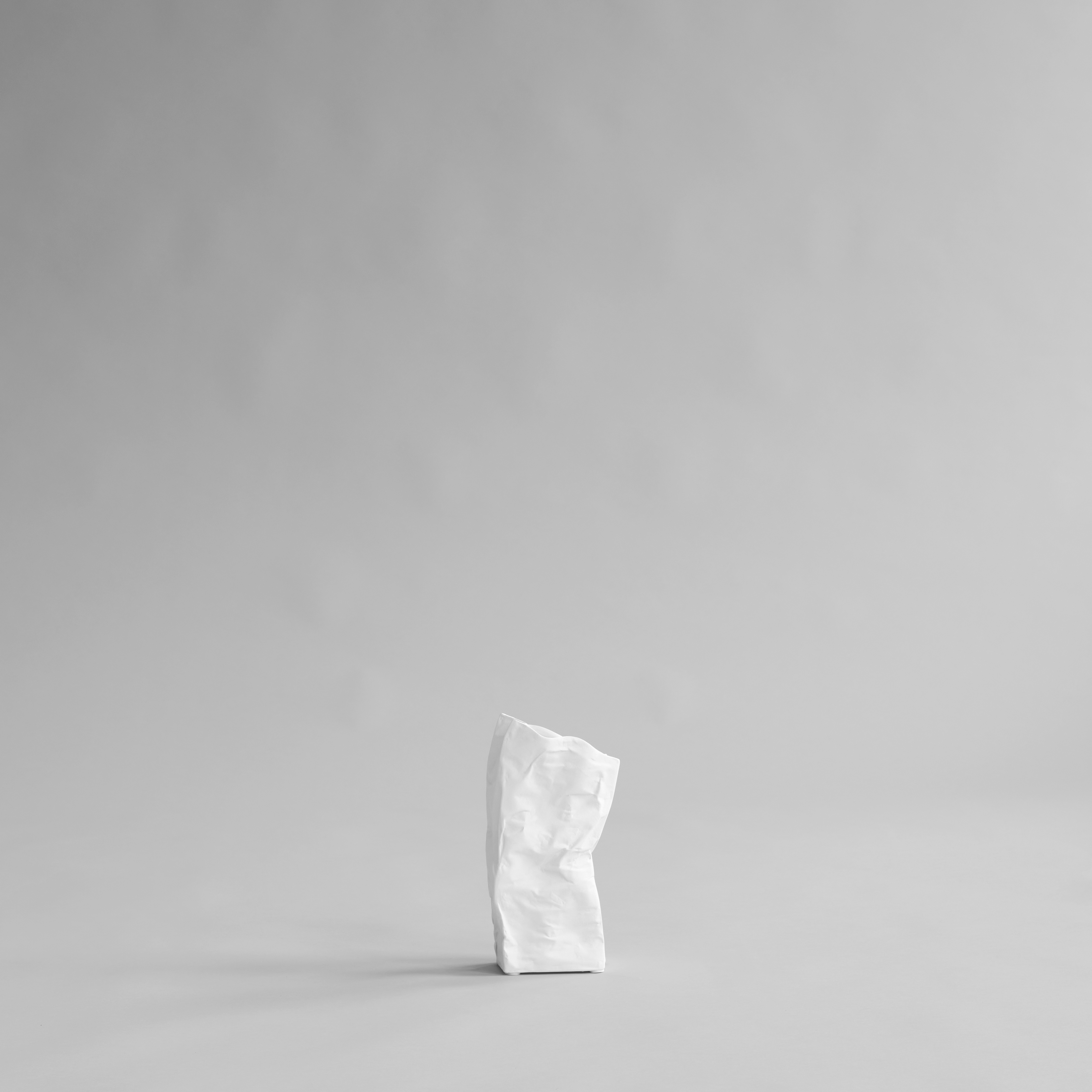 101CPH 皺褶花瓶/迷你 骨白色