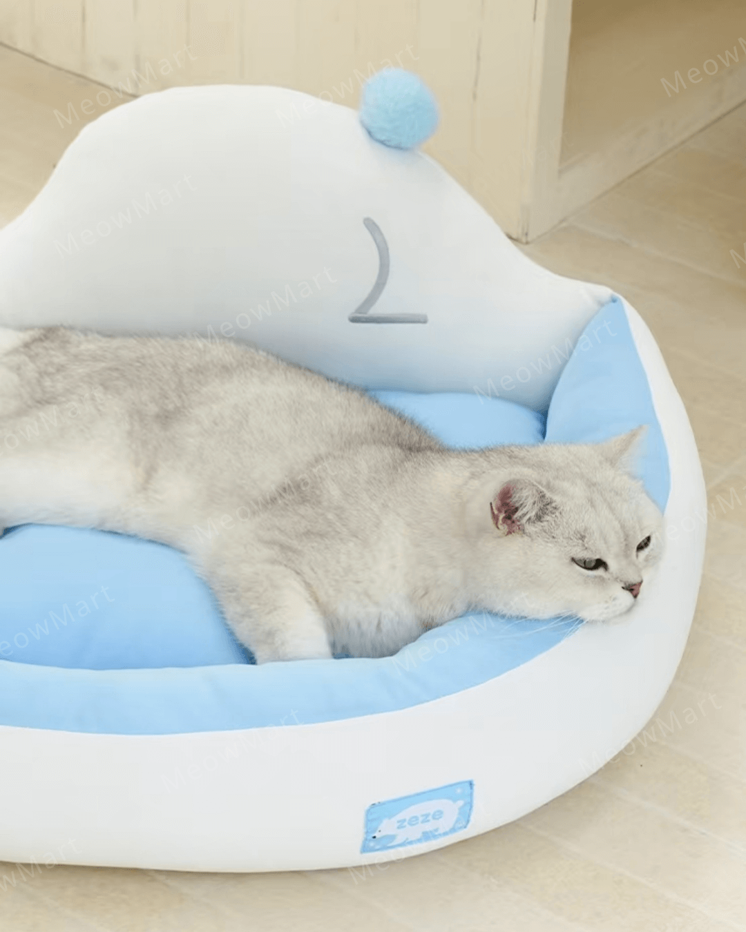 冰川北極熊寒冰床貓窩