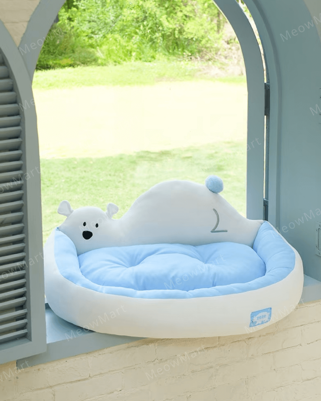 冰川北極熊寒冰床貓窩