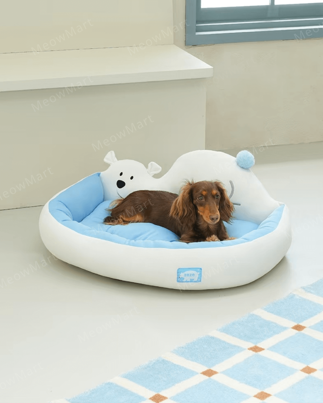 冰川北極熊寒冰床貓窩