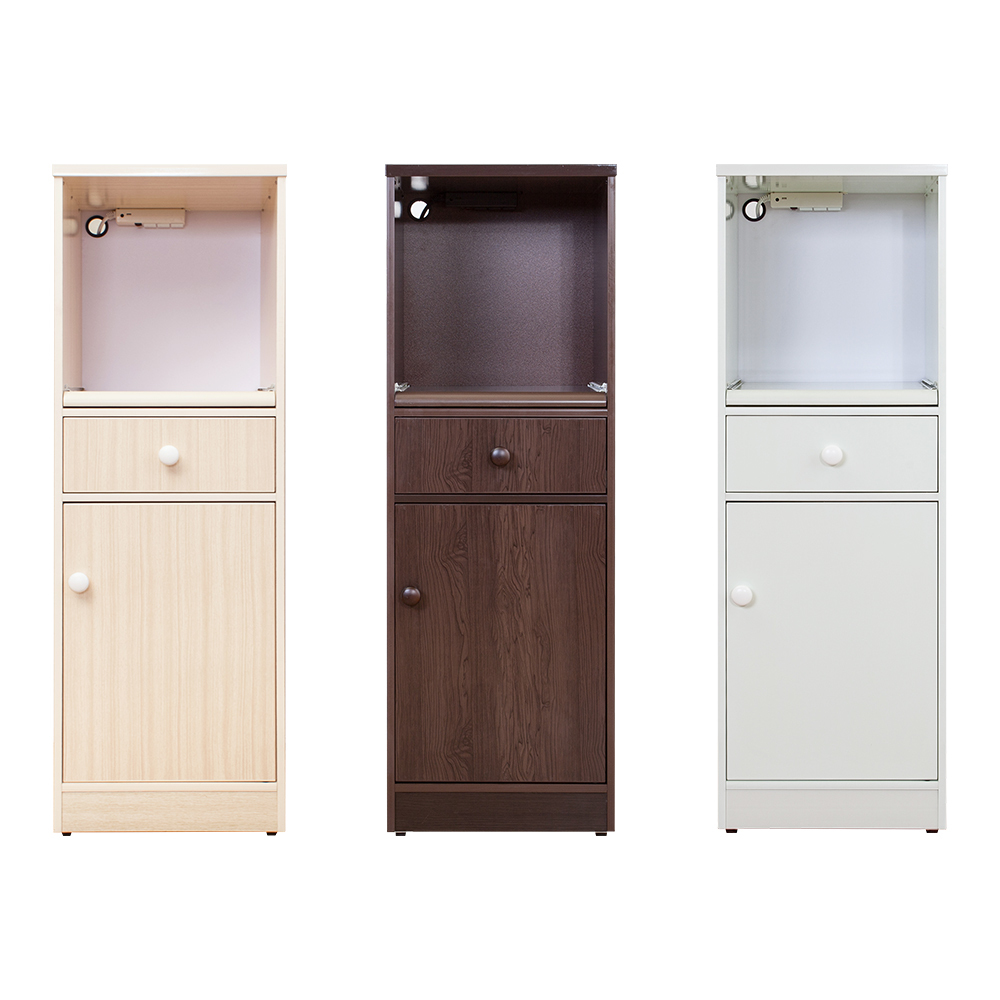 南亞塑鋼-1.4尺單門單抽塑鋼電器櫃/收納餐櫃