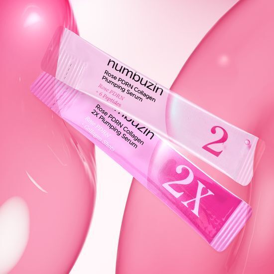 Numbuzin No.2 Rose PDRN Collagen Plumping Serum Duo 10ml [Mild 1ml x 5ea + Intensive 1ml x 5ea]