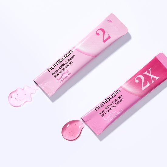 Numbuzin No.2 Rose PDRN Collagen Plumping Serum Duo 10ml [Mild 1ml x 5ea + Intensive 1ml x 5ea]