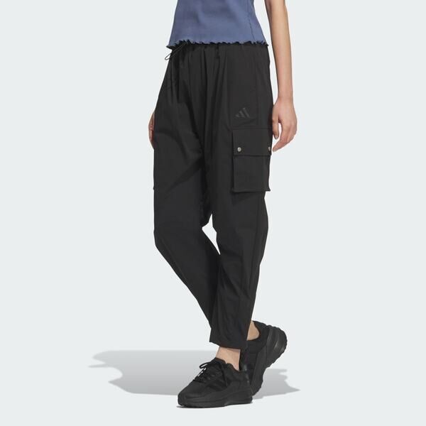 Adidas Lux Ad Cargo Pt JL5099 女 長褲 運動長褲 休閒長褲 工裝 黑 亞版
