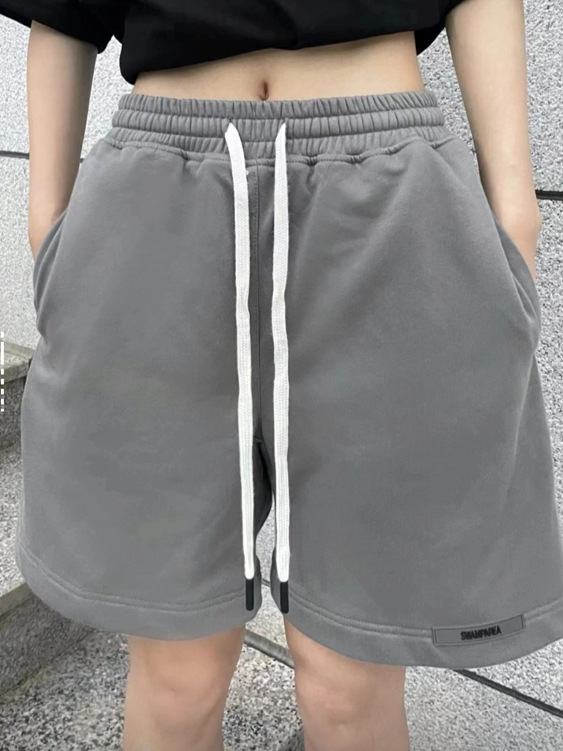 SWAMP AREA 美式休閒抽繩短褲