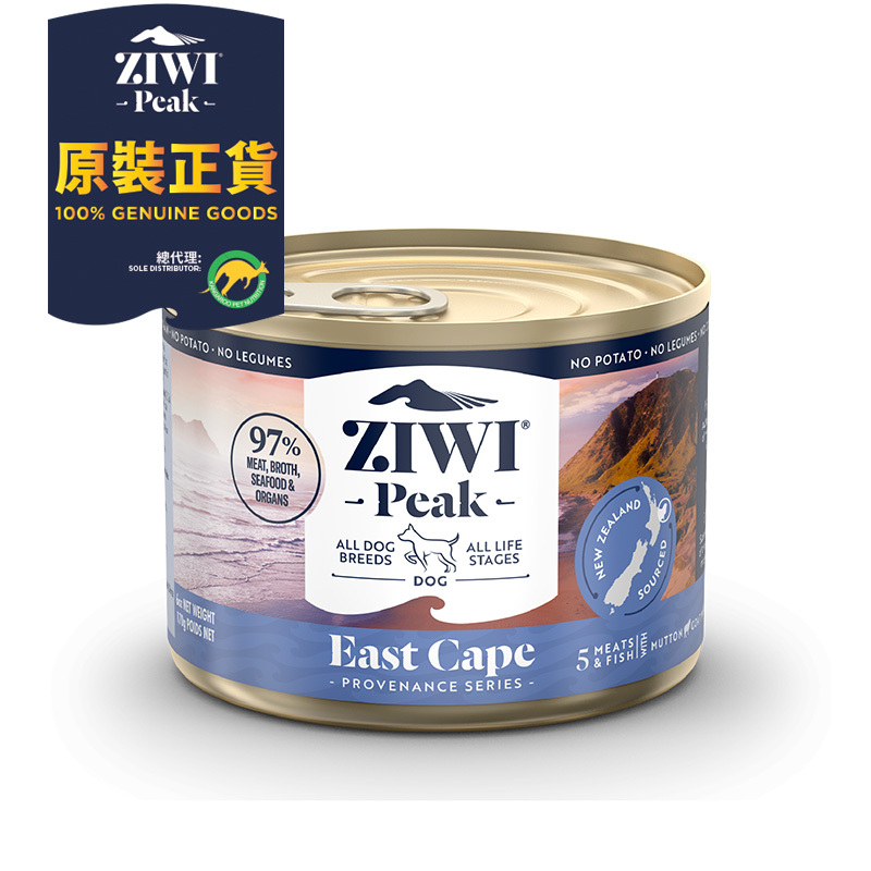 ZiwiPeak East Cape Provenance Series Canned Dog Food 170g x 12