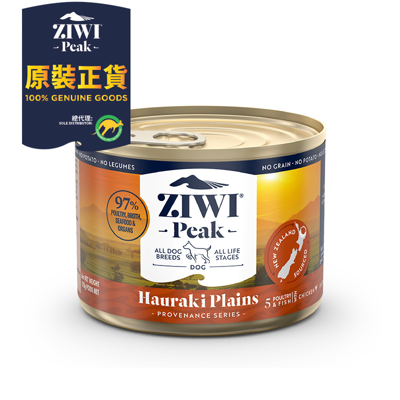 ZiwiPeak Hauraki Plains Provenance Series Dog Canned 170g x 12