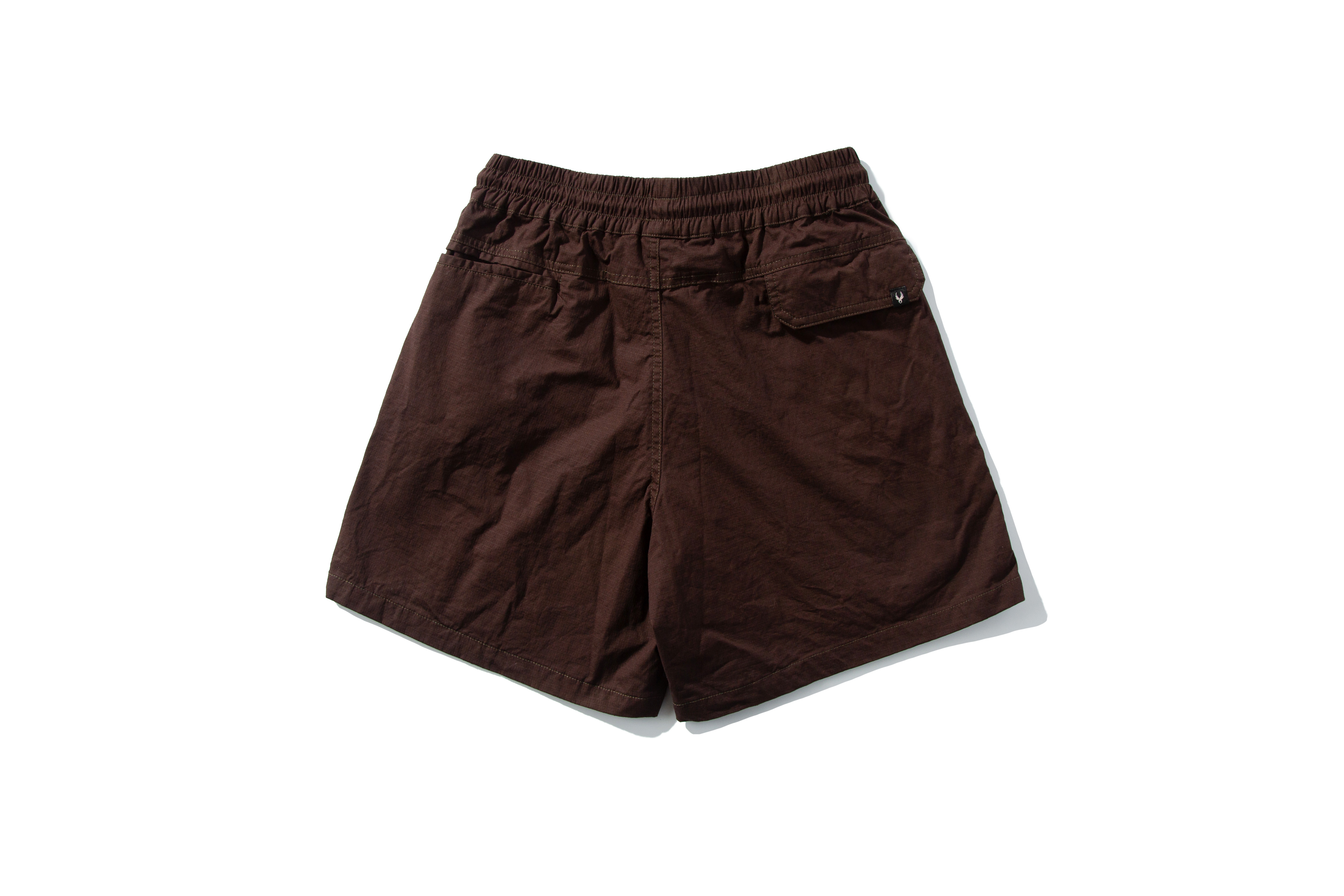 REMIX "Woven Shorts llll" (Brown)