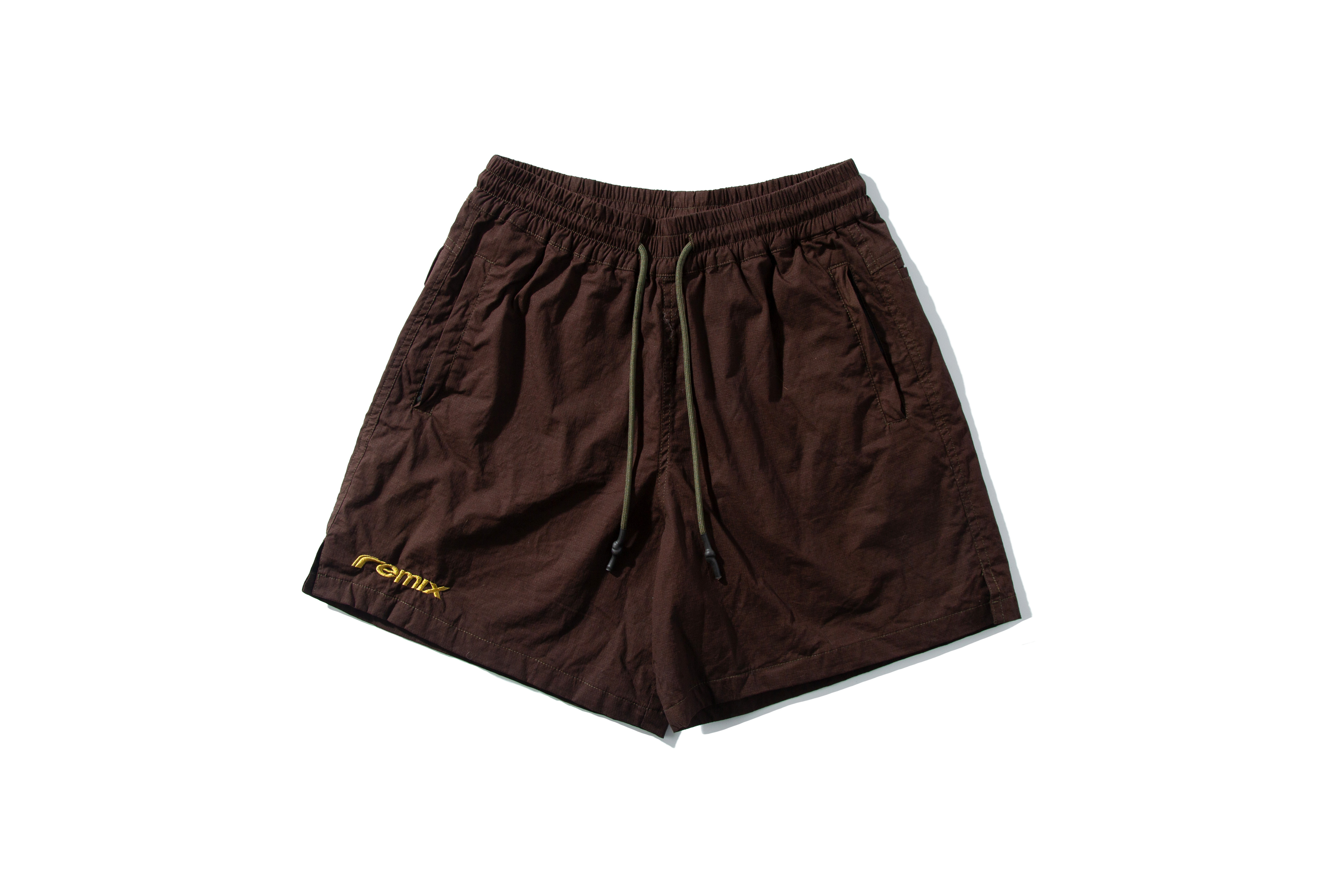 REMIX "Woven Shorts llll" (Brown)