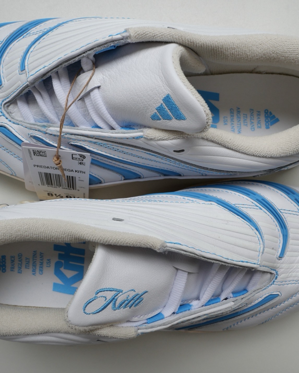 KITH x adidas 白藍聯名足球鞋