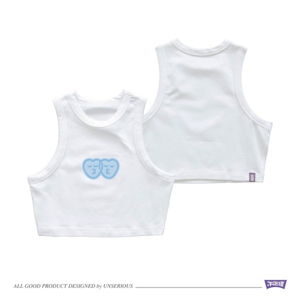 不正經 愛愛短版背心 US076