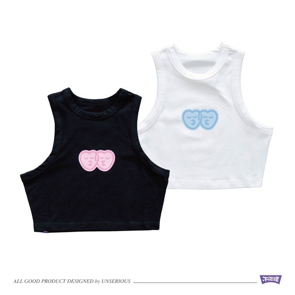 不正經 愛愛短版背心 US076