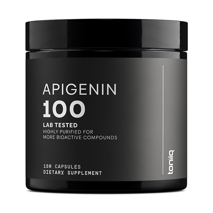 Toniiq Ultra High Strength Apigenin 100 mg ,180 Caps