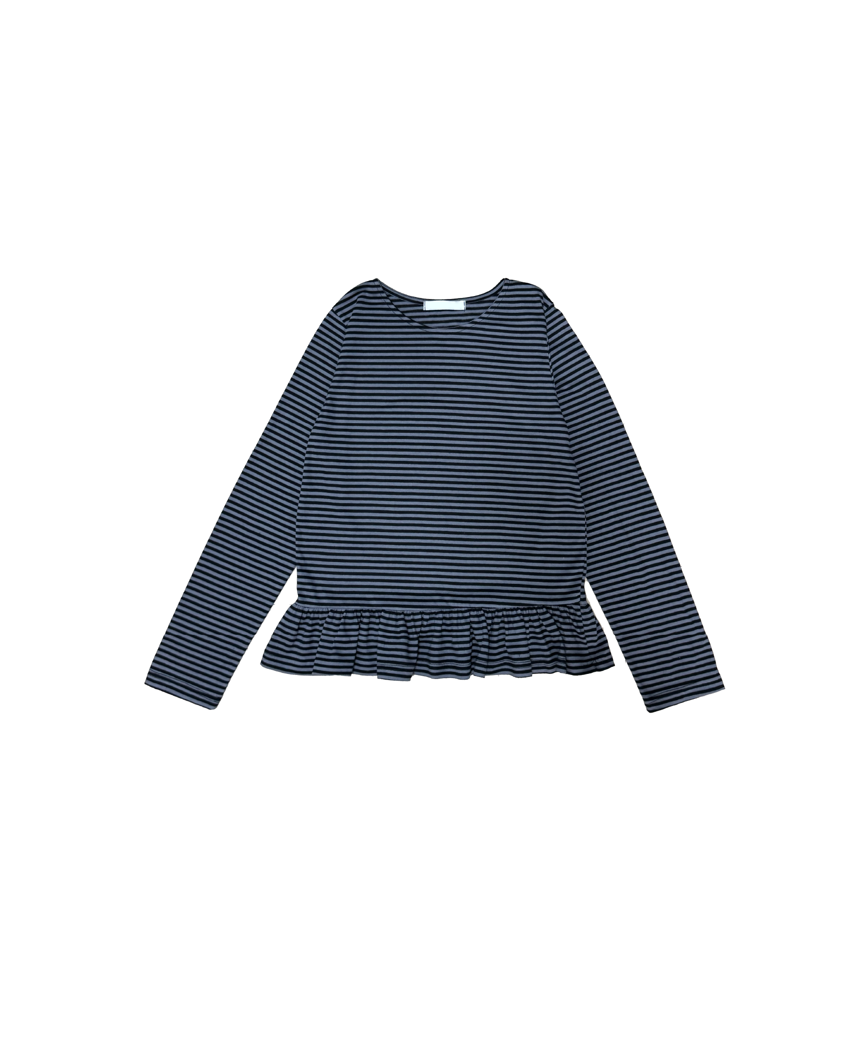 橫間傘邊長袖打底