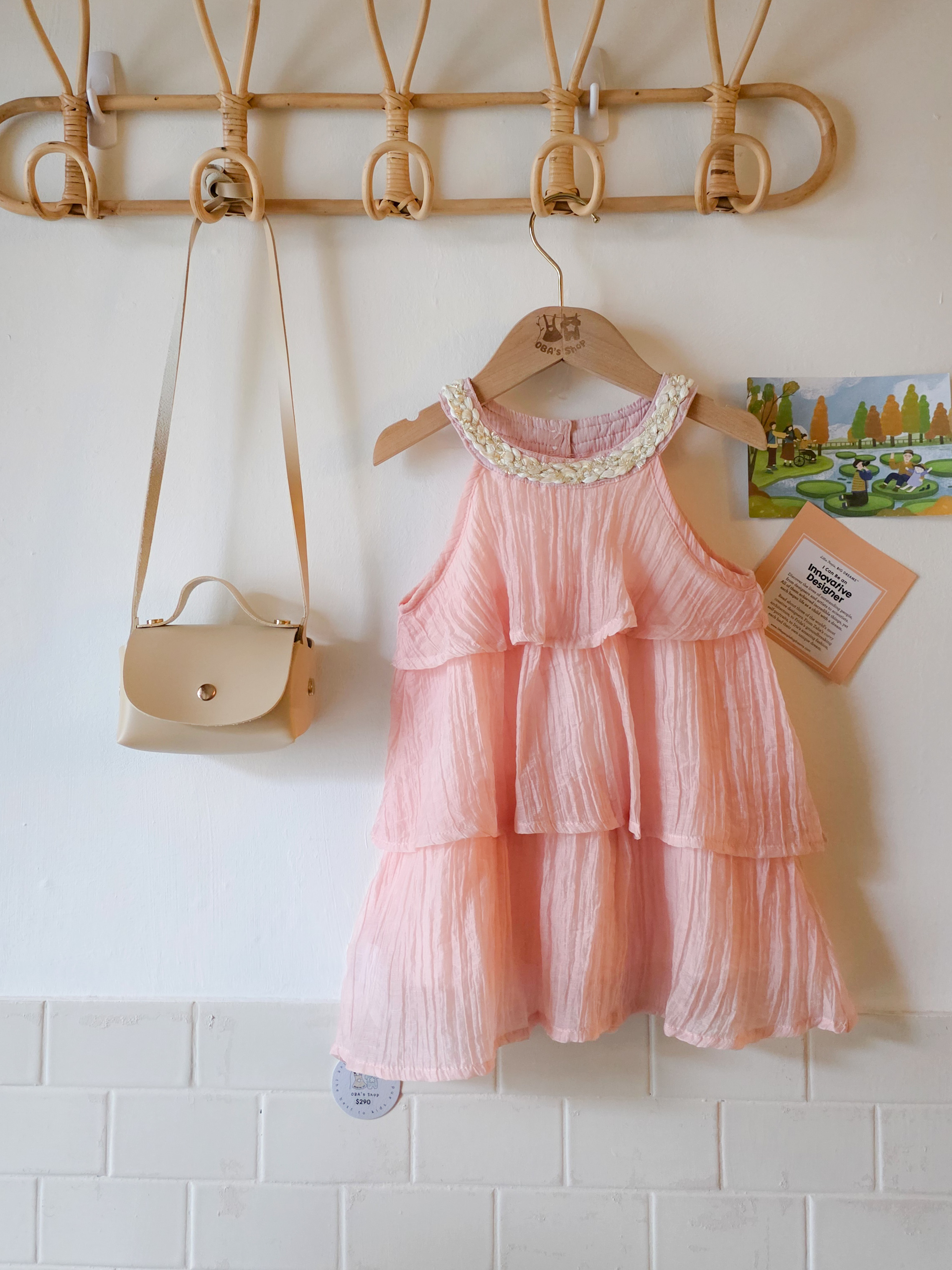 粉嫩雲朵 連身裙/洋裝