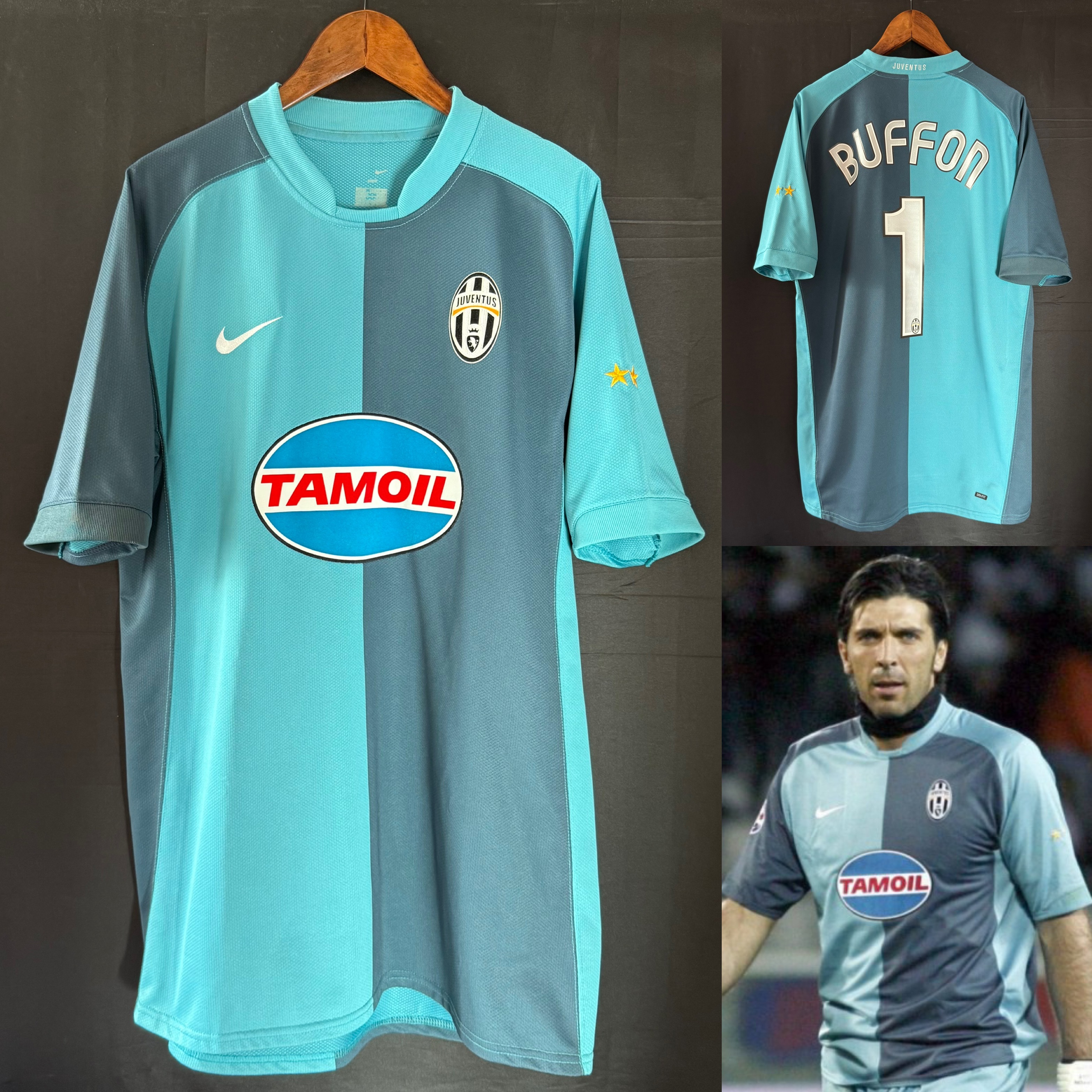 Juventus 2006-2007 Nike Goalkeeper Shirt #1 BUFFON