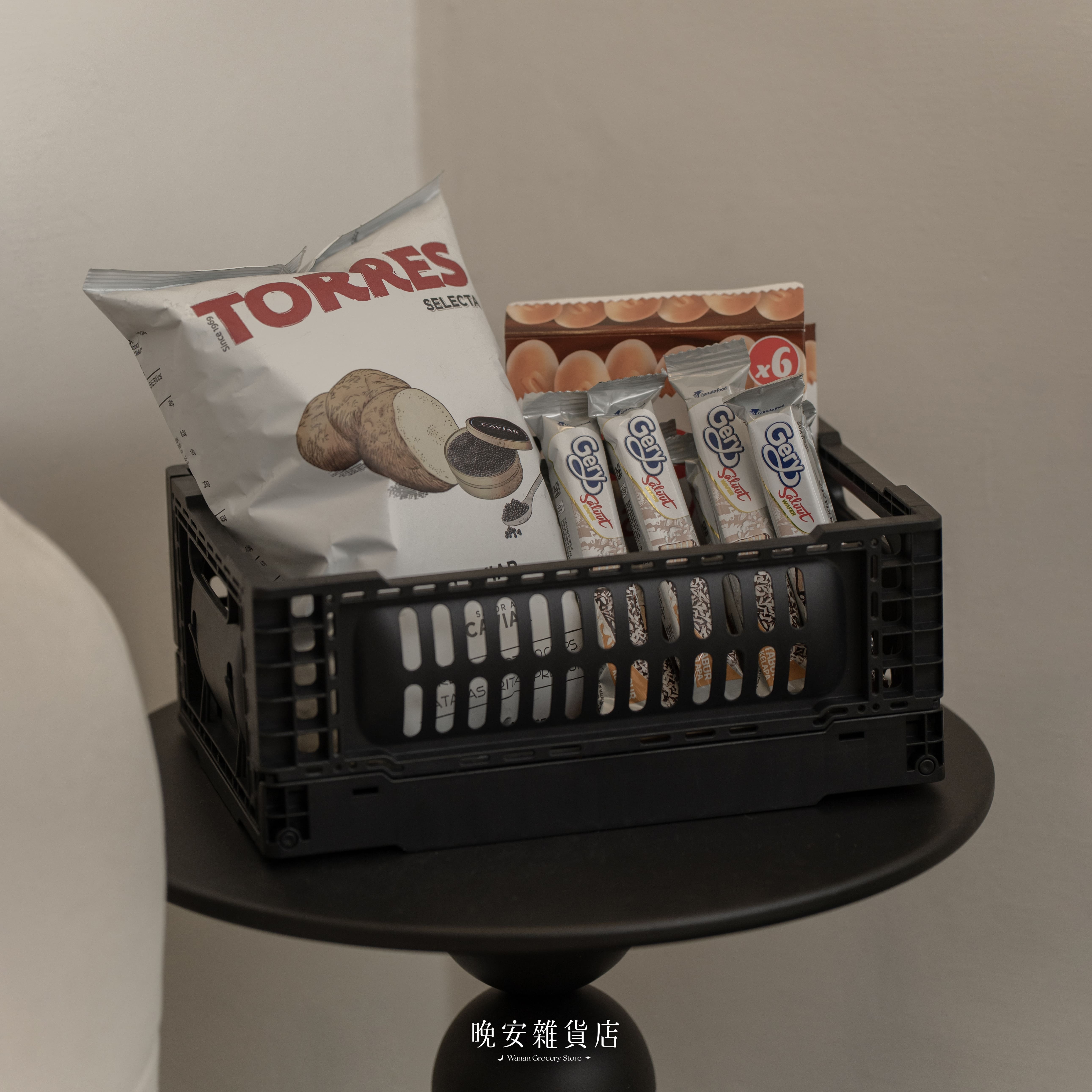 【一籃萬用】 莫蘭迪色系可摺疊收納籃