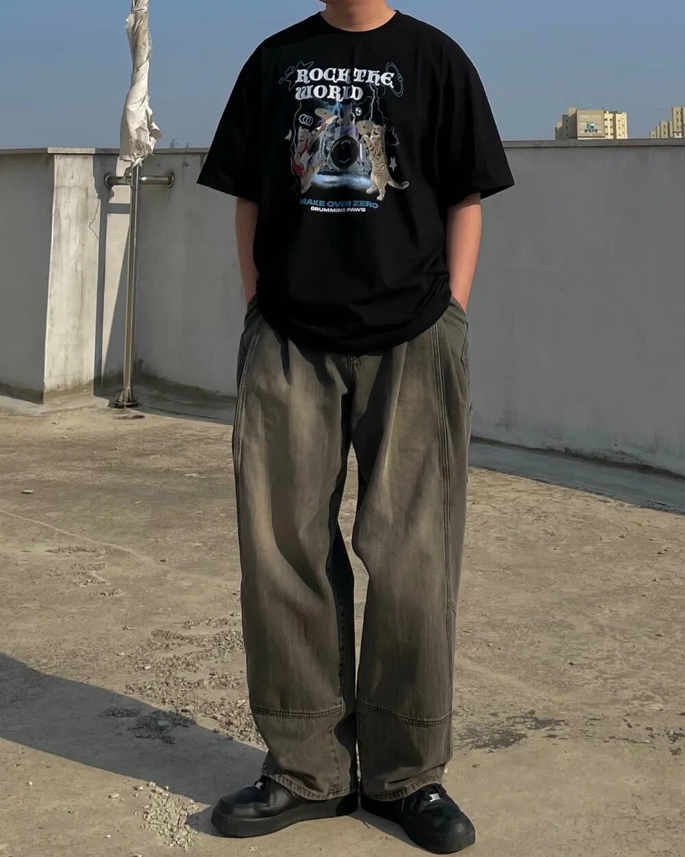 <快速出貨> MOZMOZ 俏皮動物印花短T 兩入組