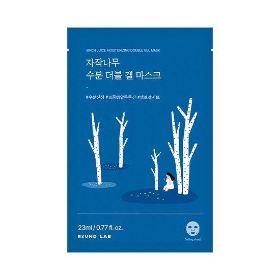 [31/05 - 31/07] Round Lab Birch Juice Moisturizing Double Gel Mask [5PCS]