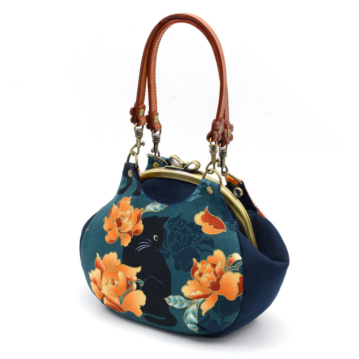 16.5公分半圓蝴蝶結口金_螺絲款【贈雙耳手提斜背口金包紙型】