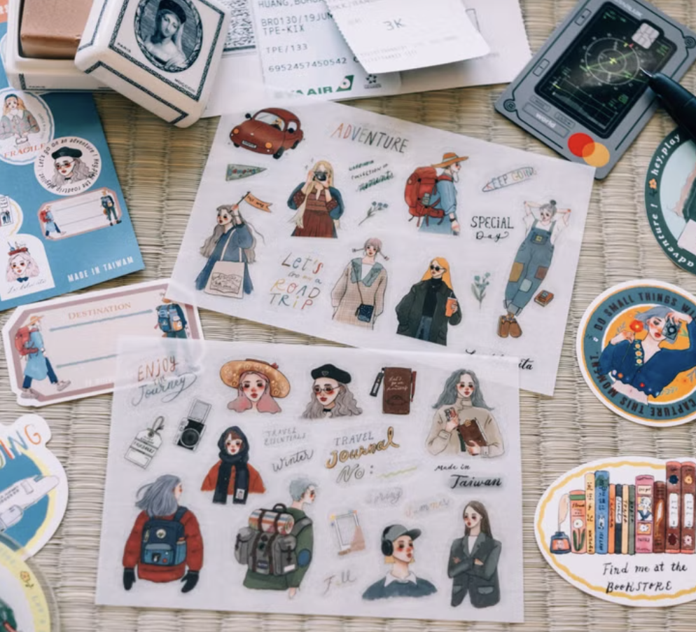 甜蜜生活｜環島旅行 轉印貼紙