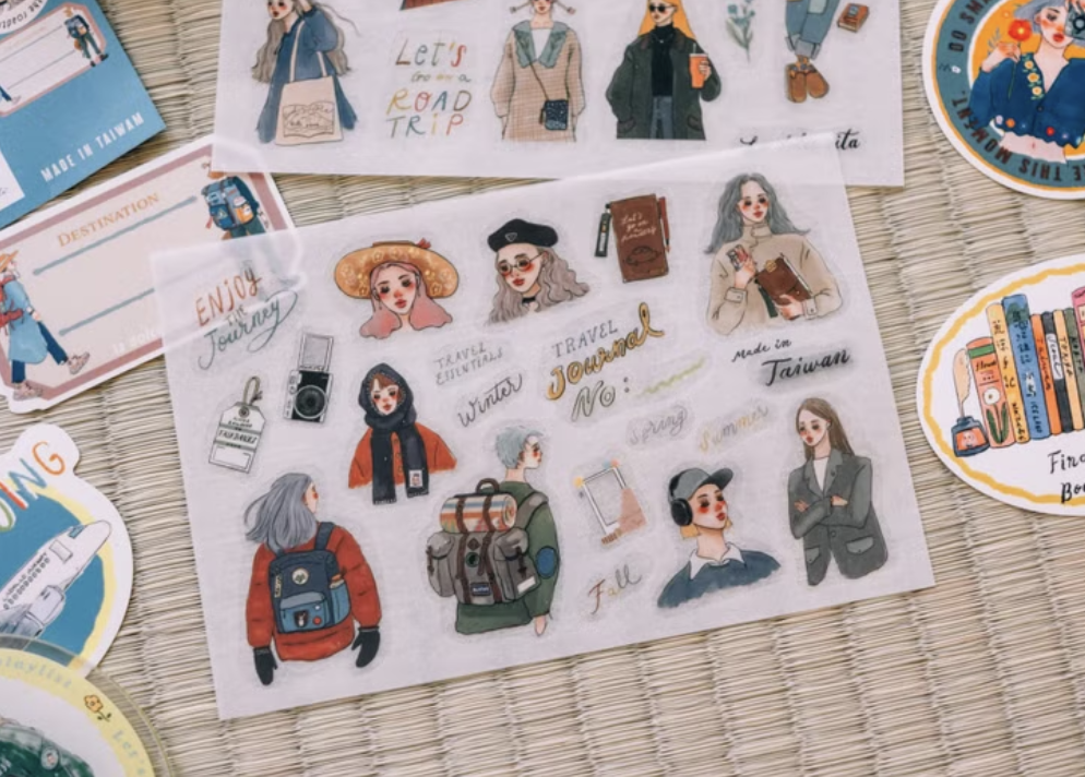 甜蜜生活｜環島旅行 轉印貼紙