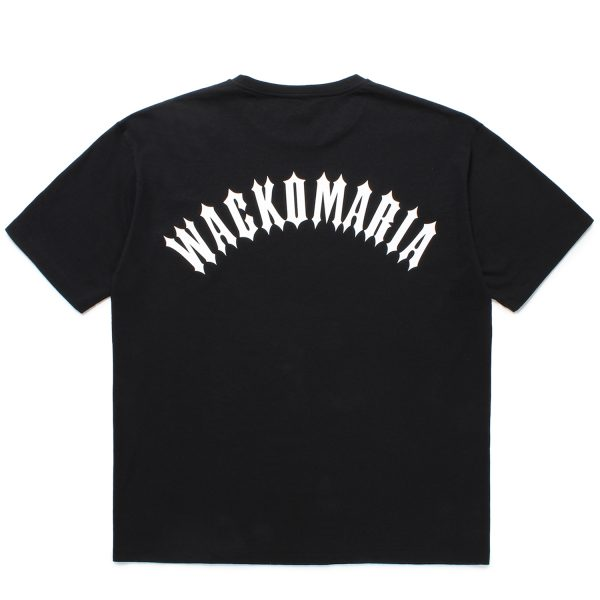 2025SS WACKO MARIA WASHED HEAVY WEIGHT CREW NECK T-SHIRT (TYPE-1) 歌德 字體 重磅 短T 現貨 25SS-WMT-WT01