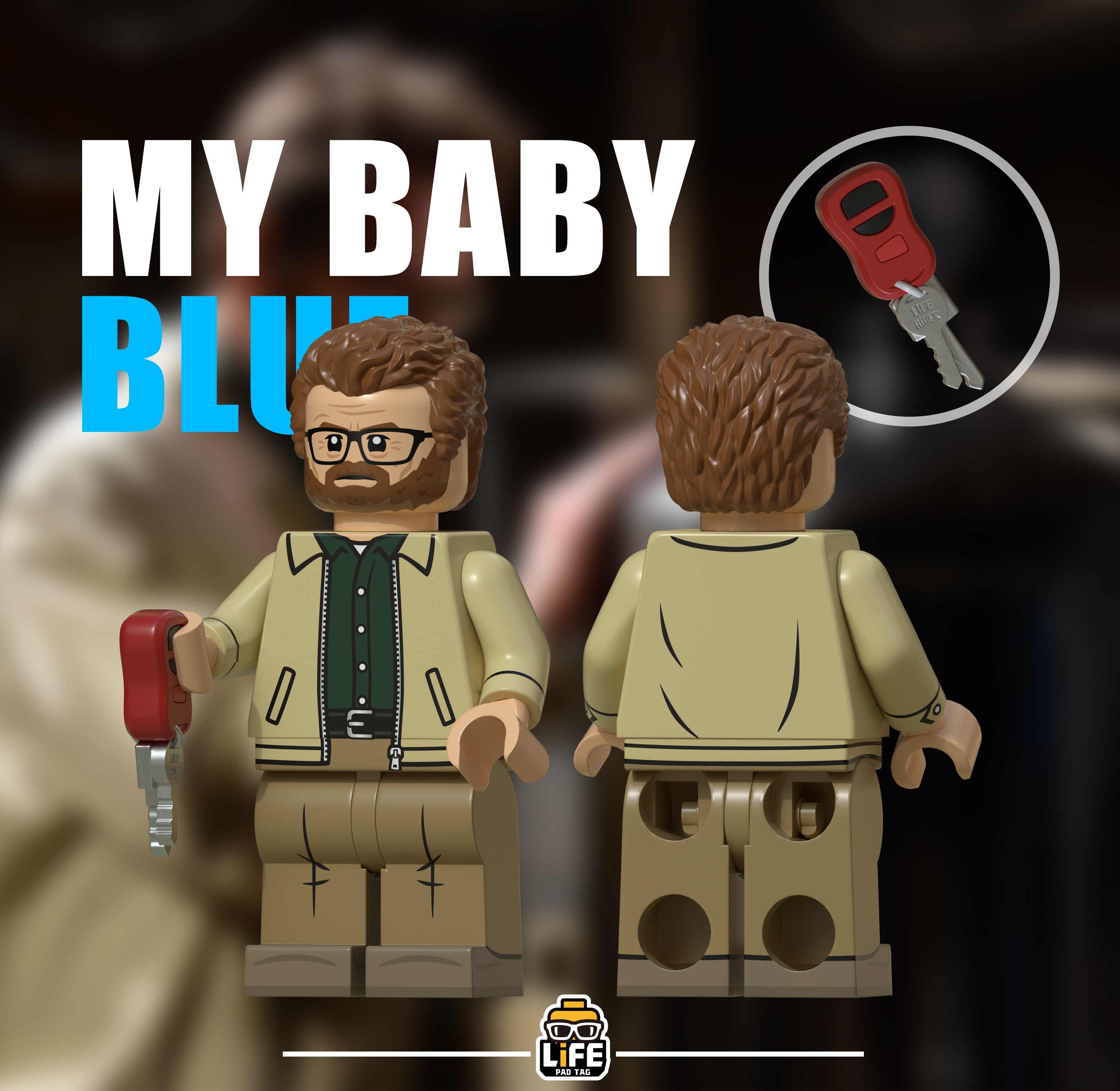 [Life Brick][In Stock] Breaking Bad - White [PADprinted]