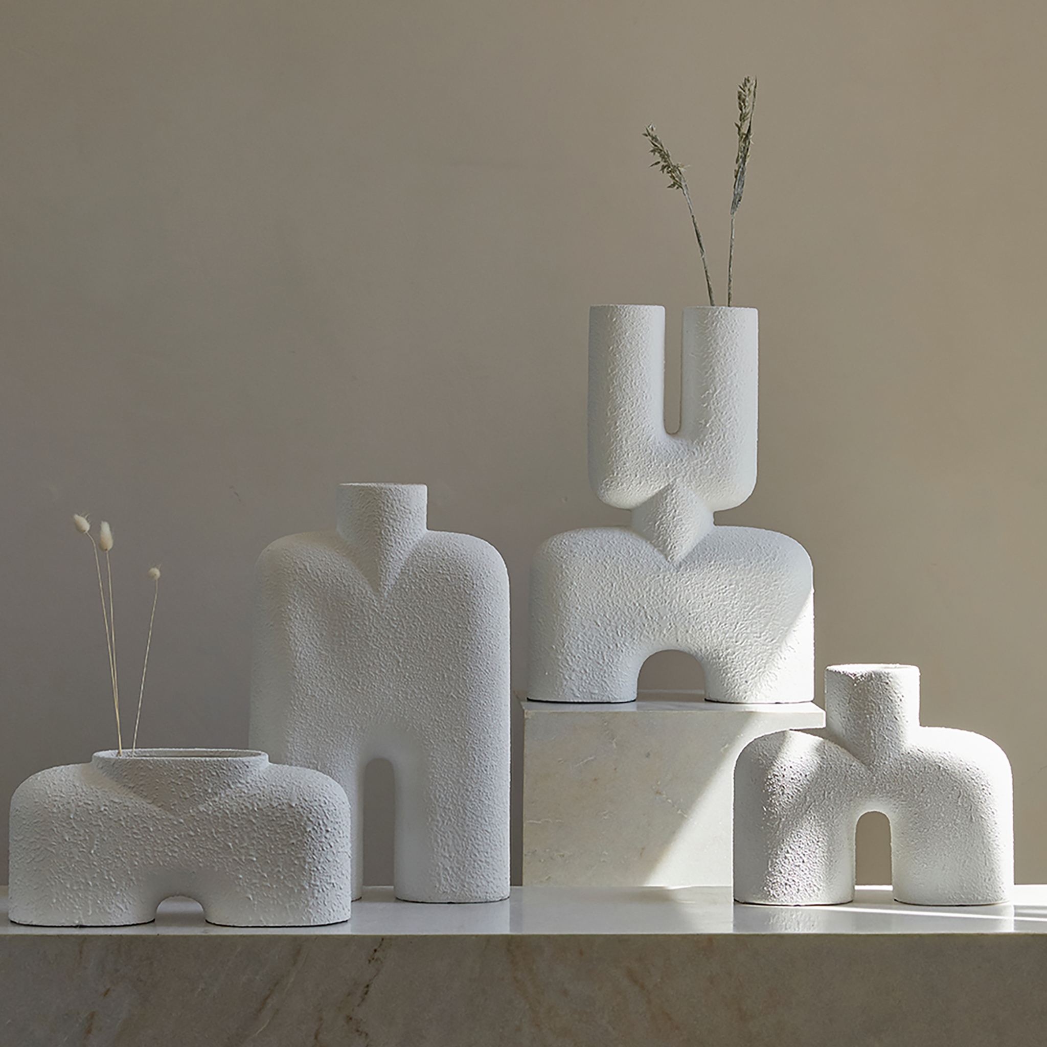 101CPH 眼鏡蛇花瓶/Uno中 泡泡白