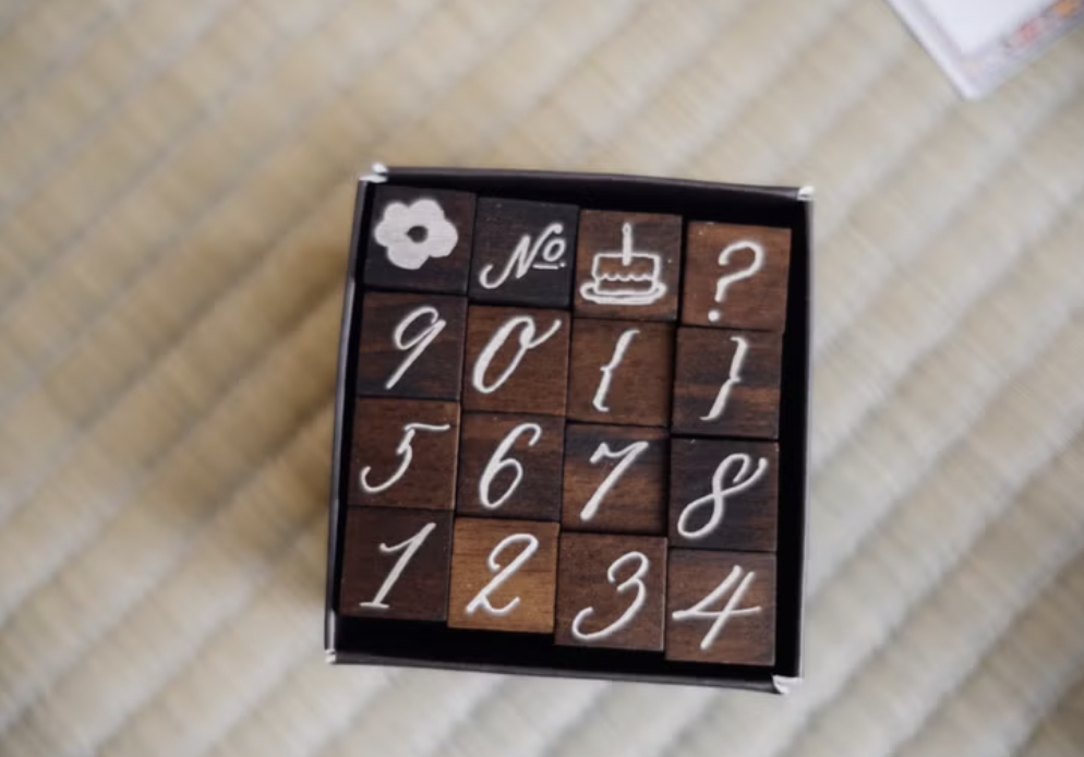 甜蜜生活｜數字與符號組合 印章組