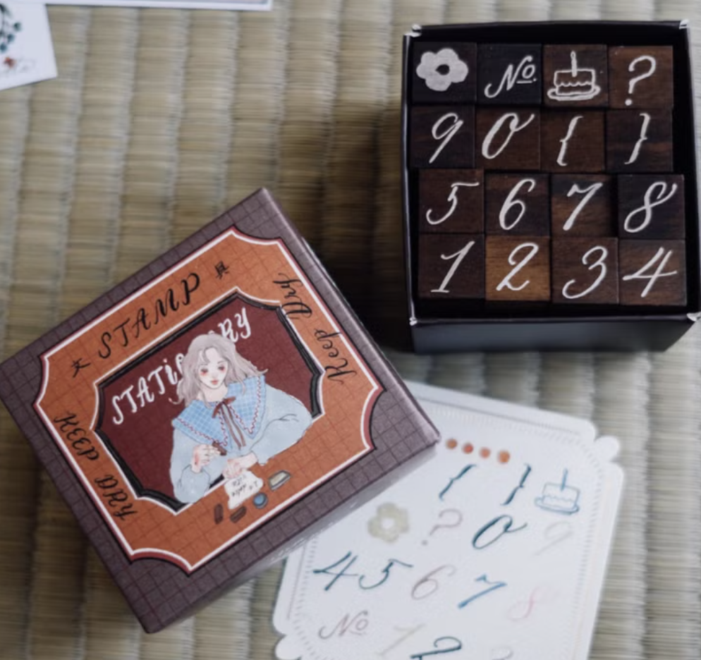 甜蜜生活｜數字與符號組合 印章組