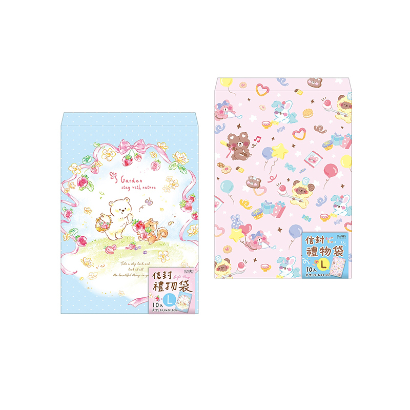 四季紙品 禮物紙袋(大) 10入【BC5502】