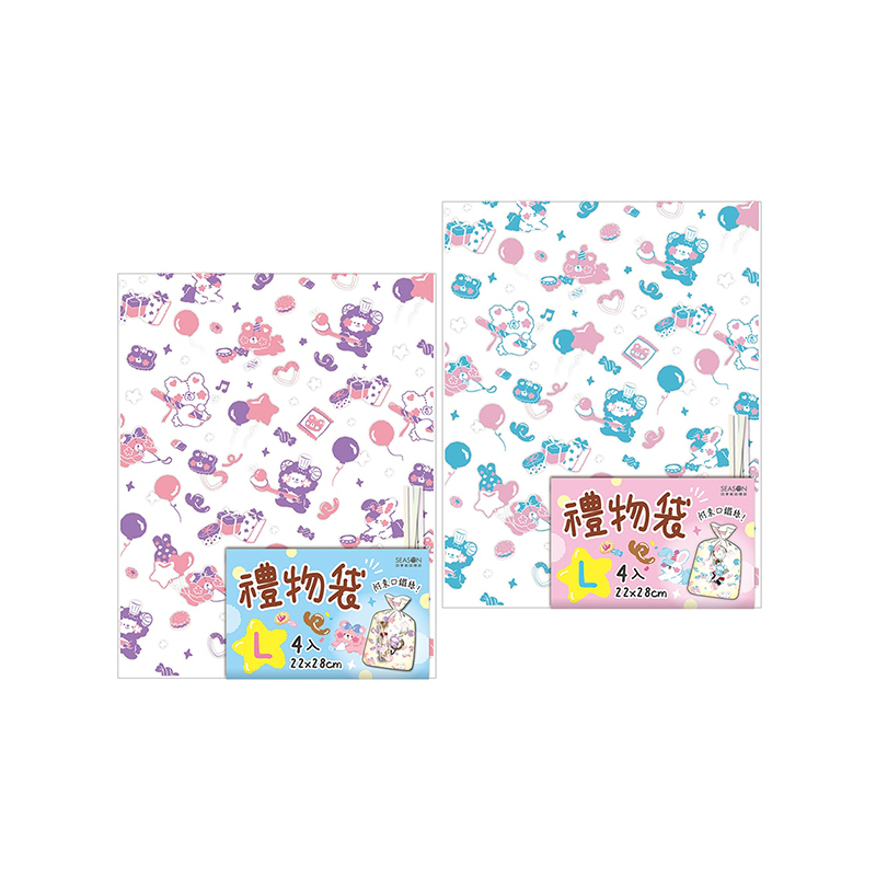 四季紙品 禮物袋(大) 4入【BC4511】
