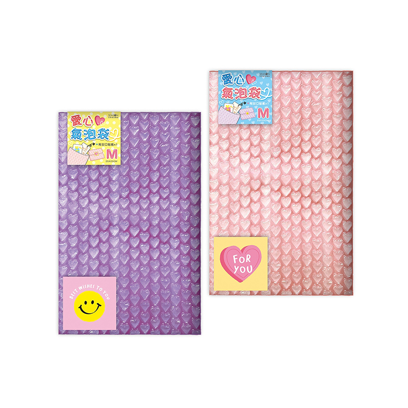 四季紙品 愛心氣泡袋(中) 【BC2522】