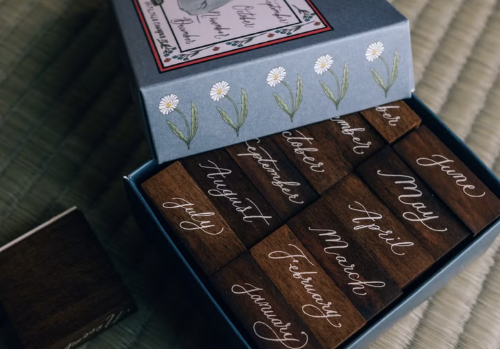 甜蜜生活｜英文月份 印章組