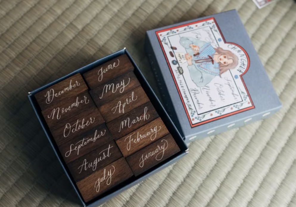 甜蜜生活｜英文月份 印章組