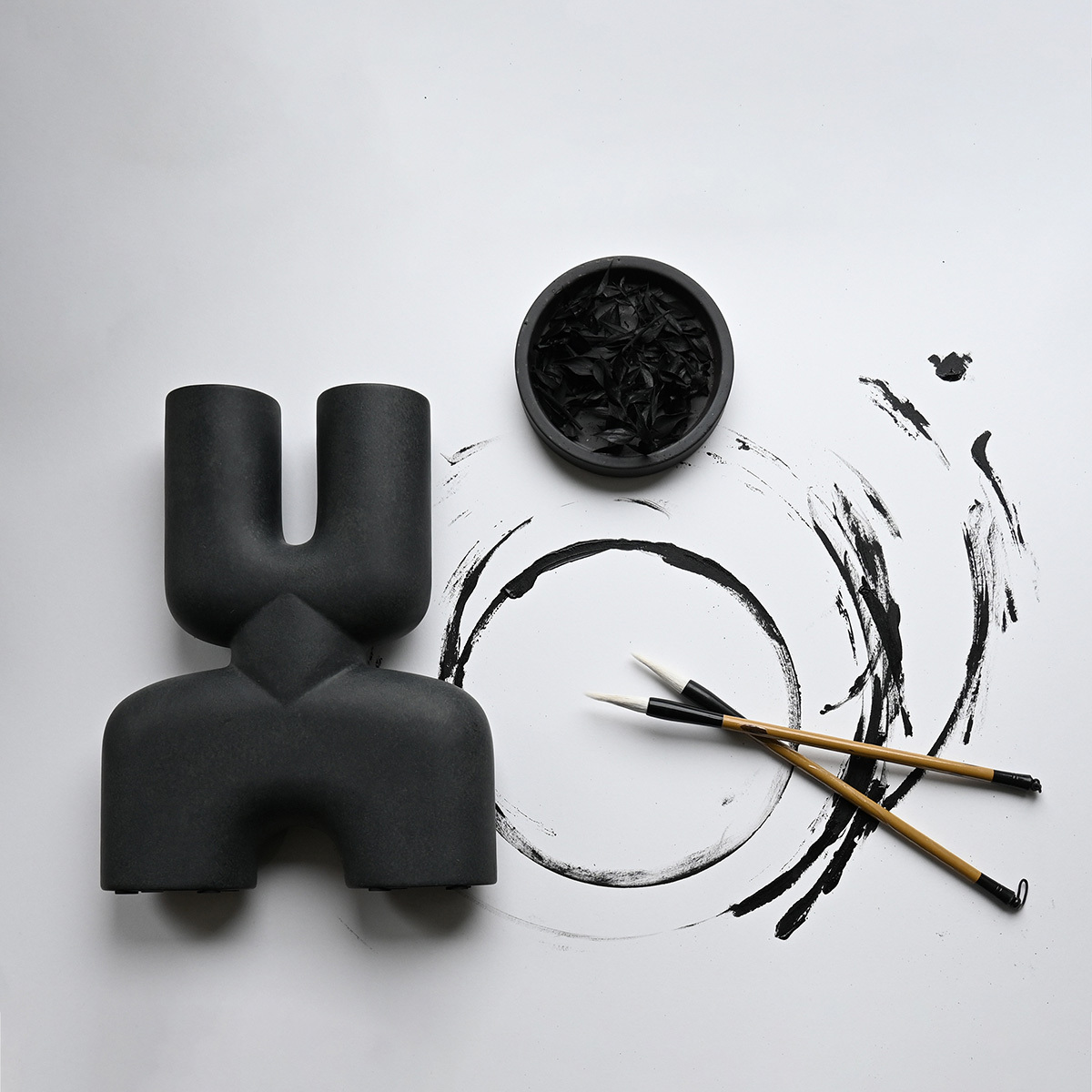 101CPH 眼鏡蛇花瓶/迷你 黑色