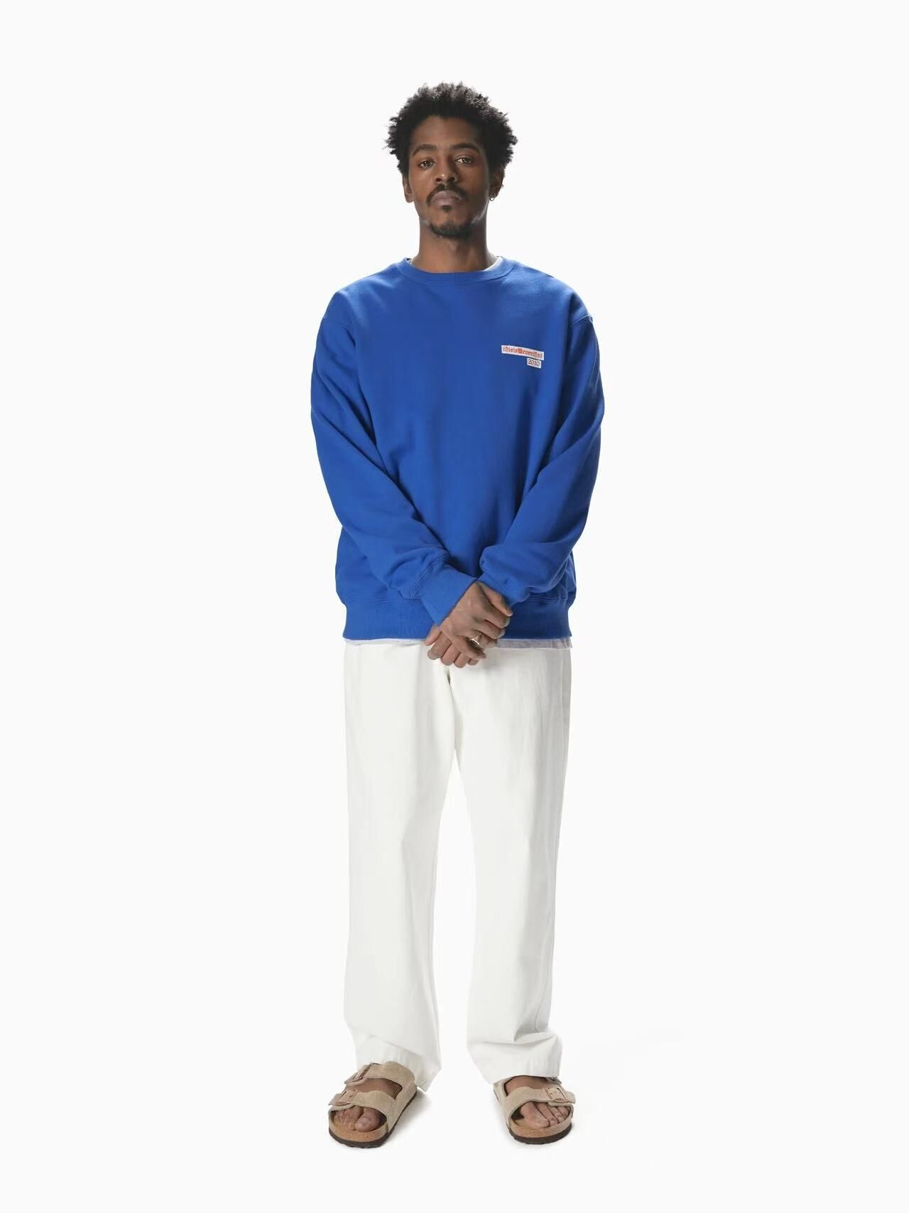 THISISNEVERTHAT LION 2010 CREWNECK TN251TSWCW03 BLUE