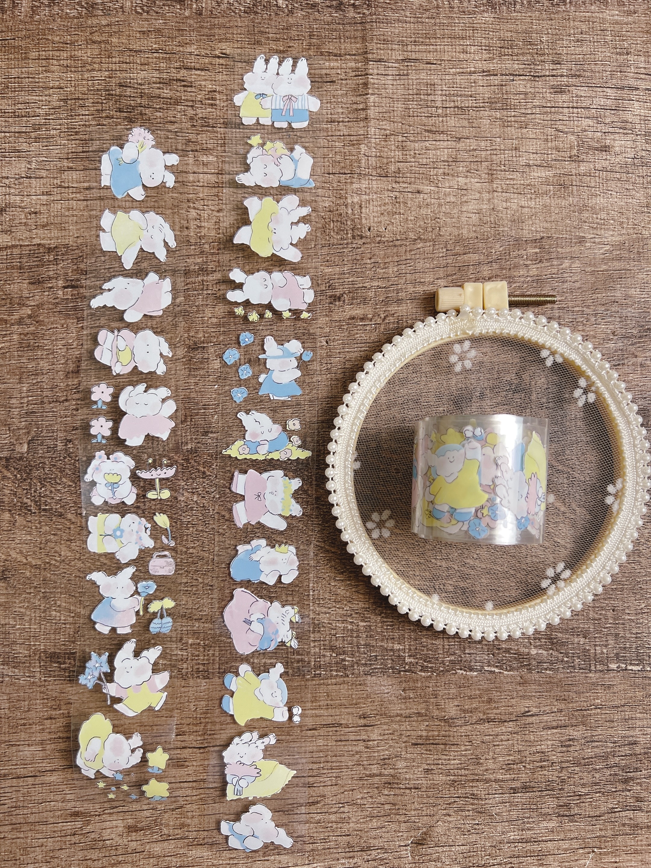 Yibo｜兔子洞-春 PET膠帶