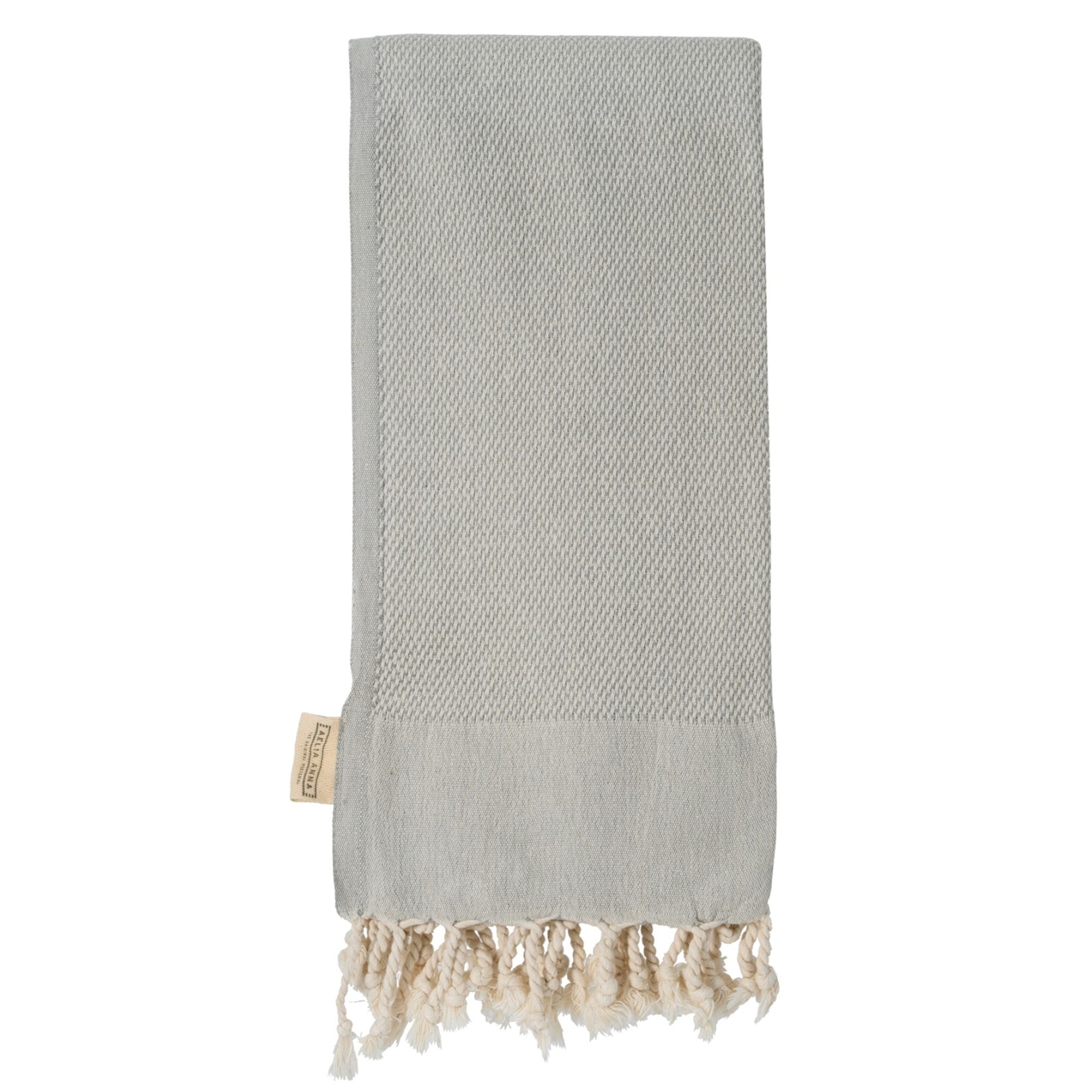 1AA0528-105 AELIA ANNA Beach Towel Astipalea Grey #20124-Ν (F-EU-E)