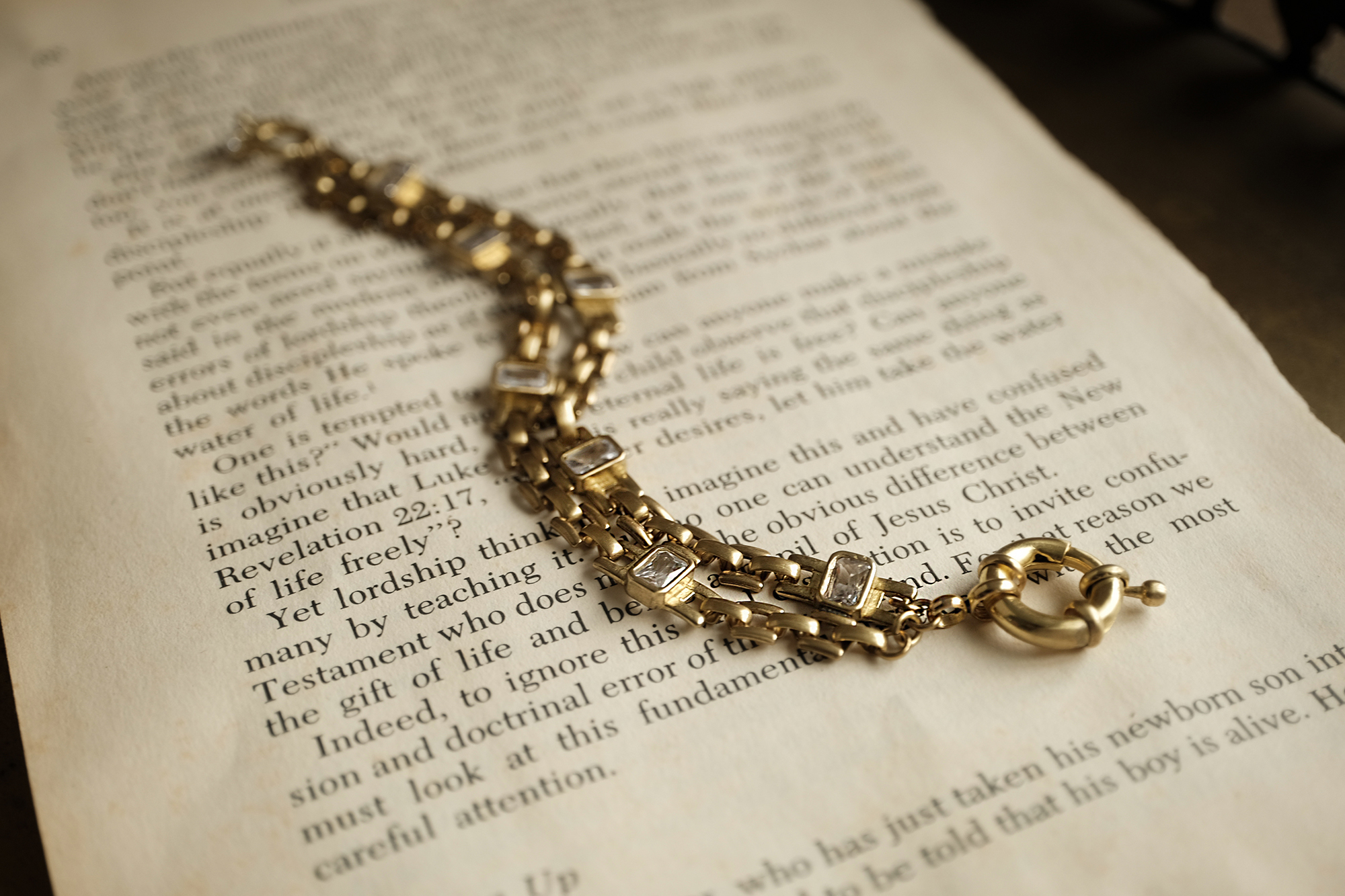 黃銅飾品, 手鍊, 個性, 黃銅, 鋯石