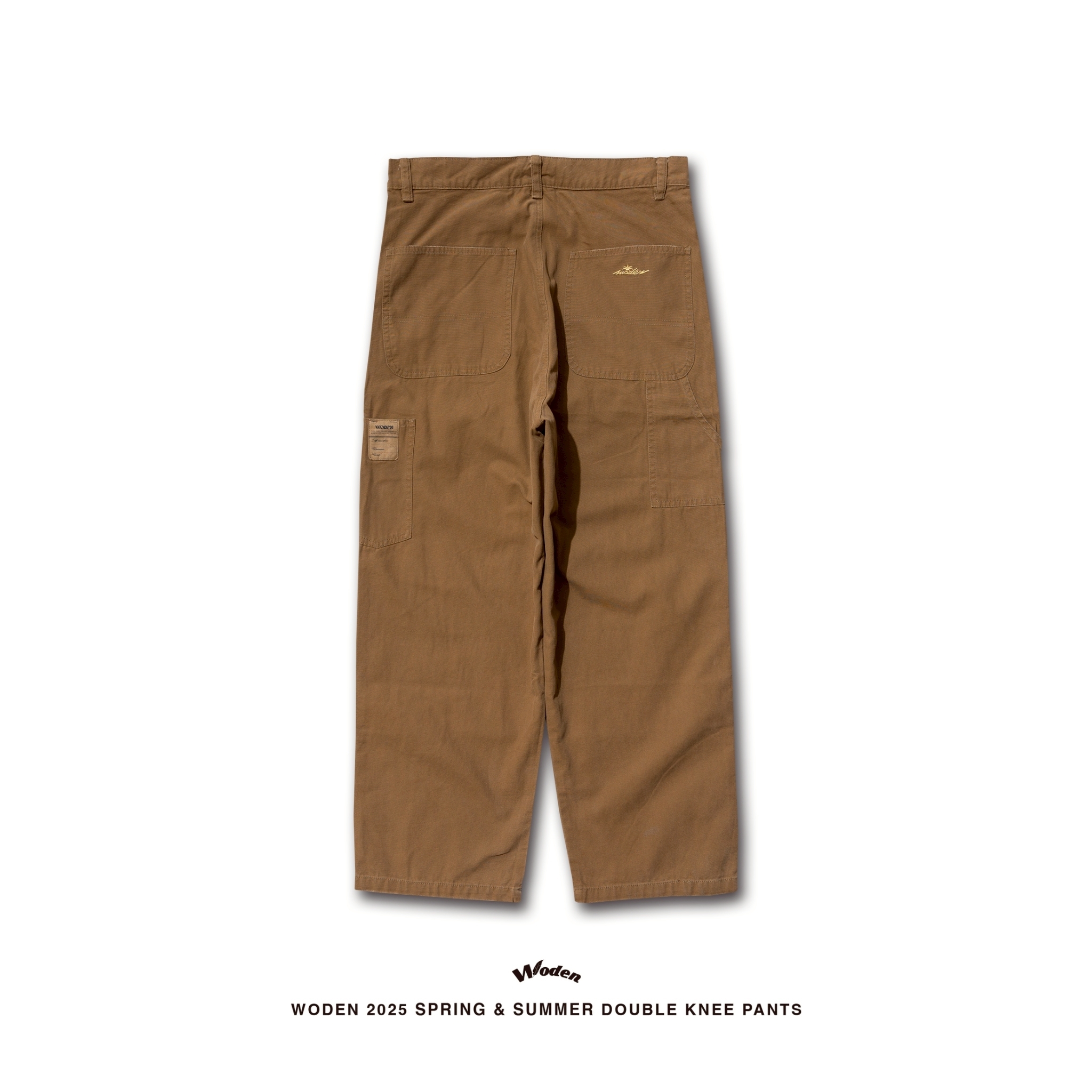 WODEN 2025 Spring & Summer 038 Doubleknee Pants (Camel)