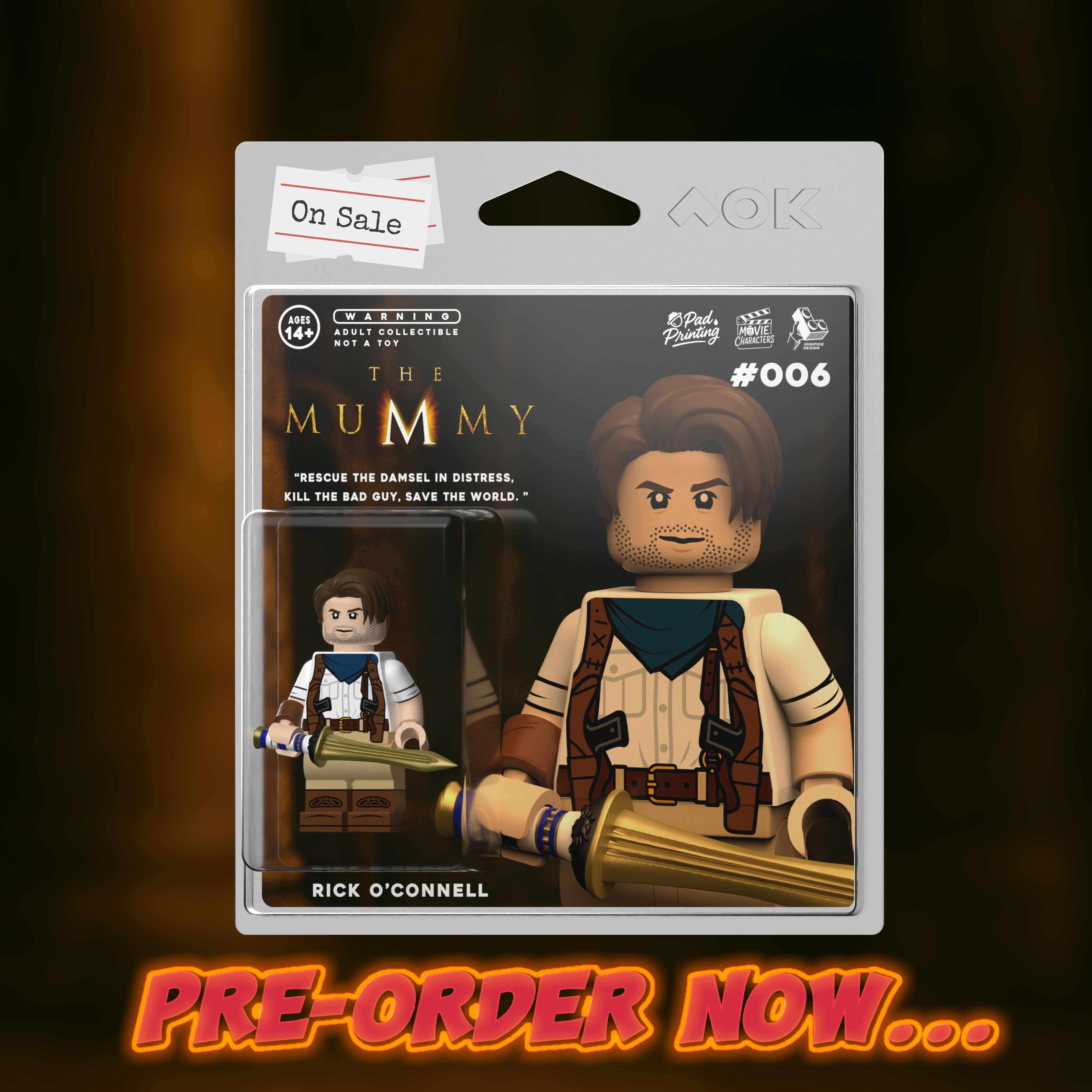 [Lok][Preorder] The Mummy: Richard O’Connell [PADprinted]