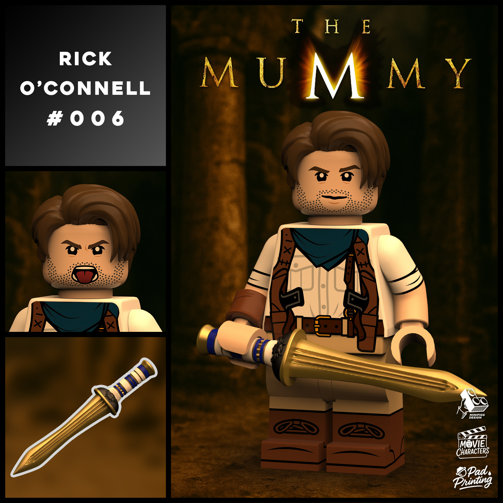 [Lok][Preorder] The Mummy: Richard O’Connell [PADprinted]